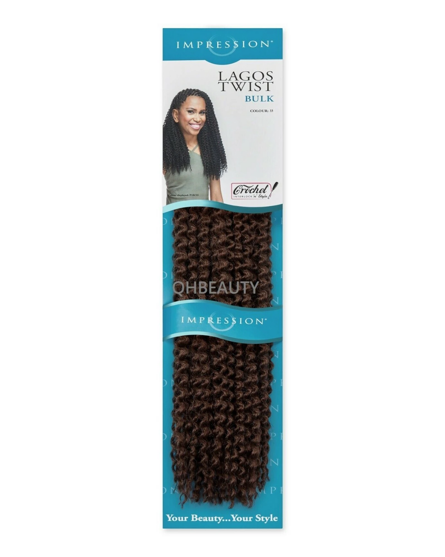 IMPRESSION SYNTHETIC HAIR EXTENSION BRAIDS -  LAGOS TWIST BULK