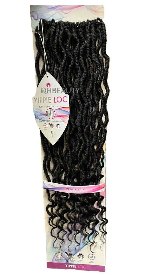 Obsession Synthetic Crochet Long Curly Braid Hair Extension - Yippie Loc