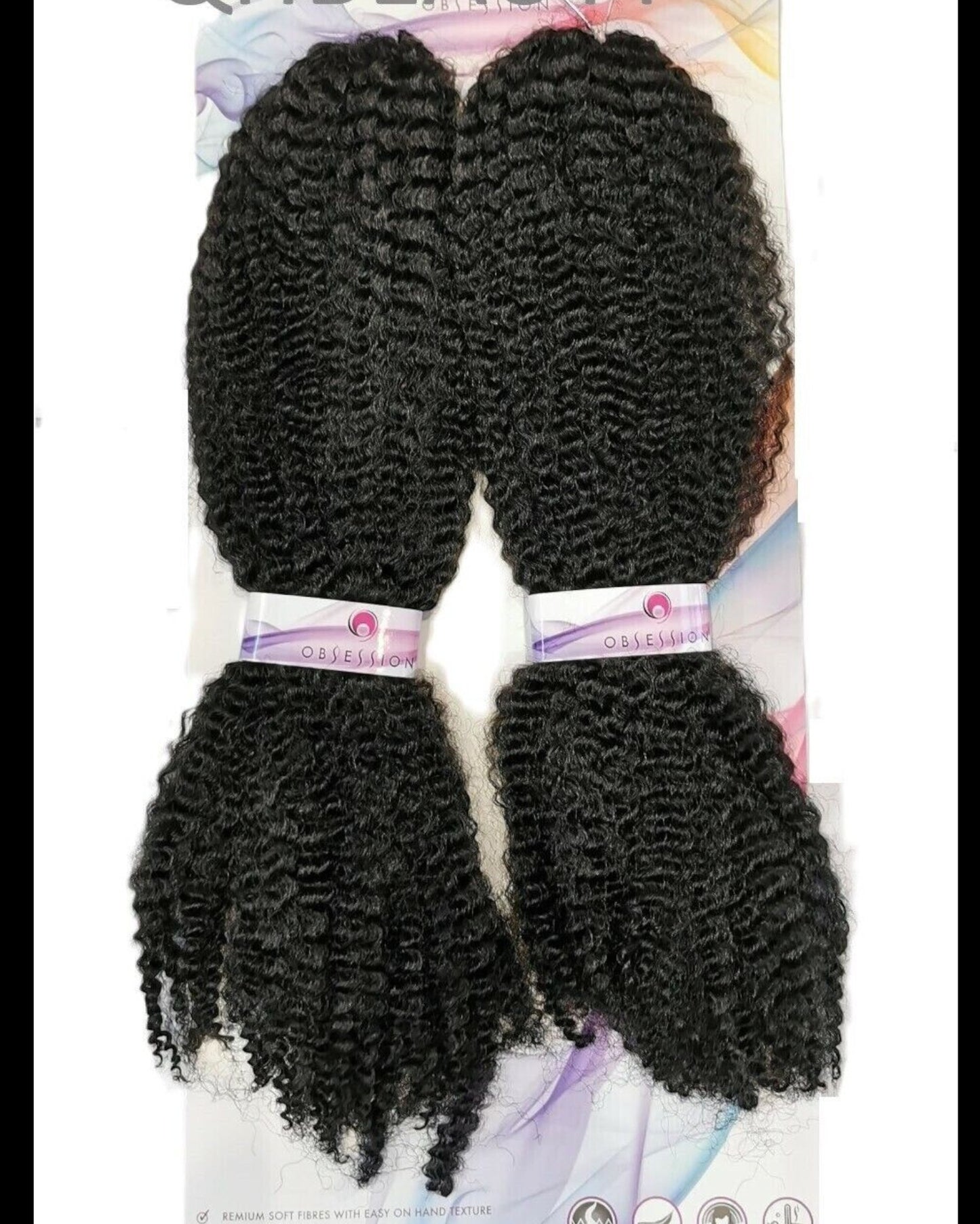 Obsession Synthetic Crochet Afro Cuban Braid Hair Extension - VELVET MARLEY