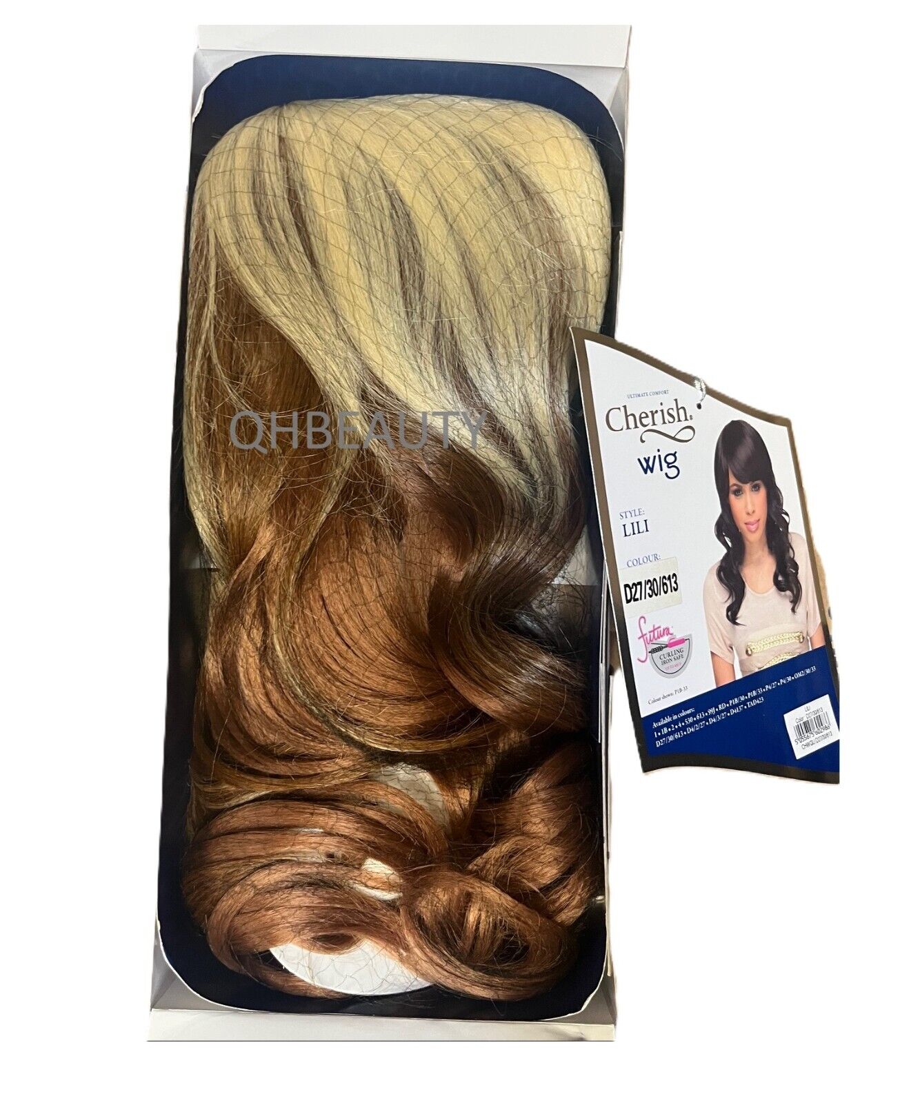 Cherish Synthetic Natural long Curly Hair Wig - LILI