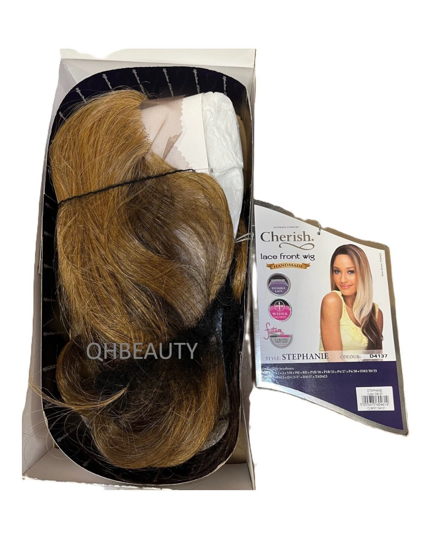 Cherish synthetic Curly Lace Front Long Straight Hair Wig - Stephanie