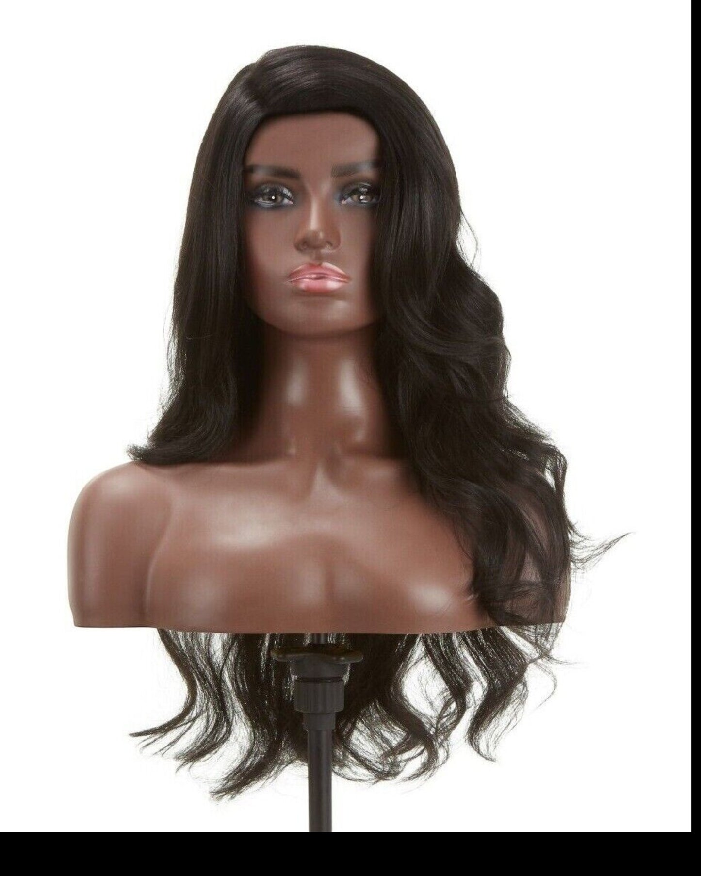 Impression Synthetic Invisible L Part Lace Curly Long Hair Wig - Daisy