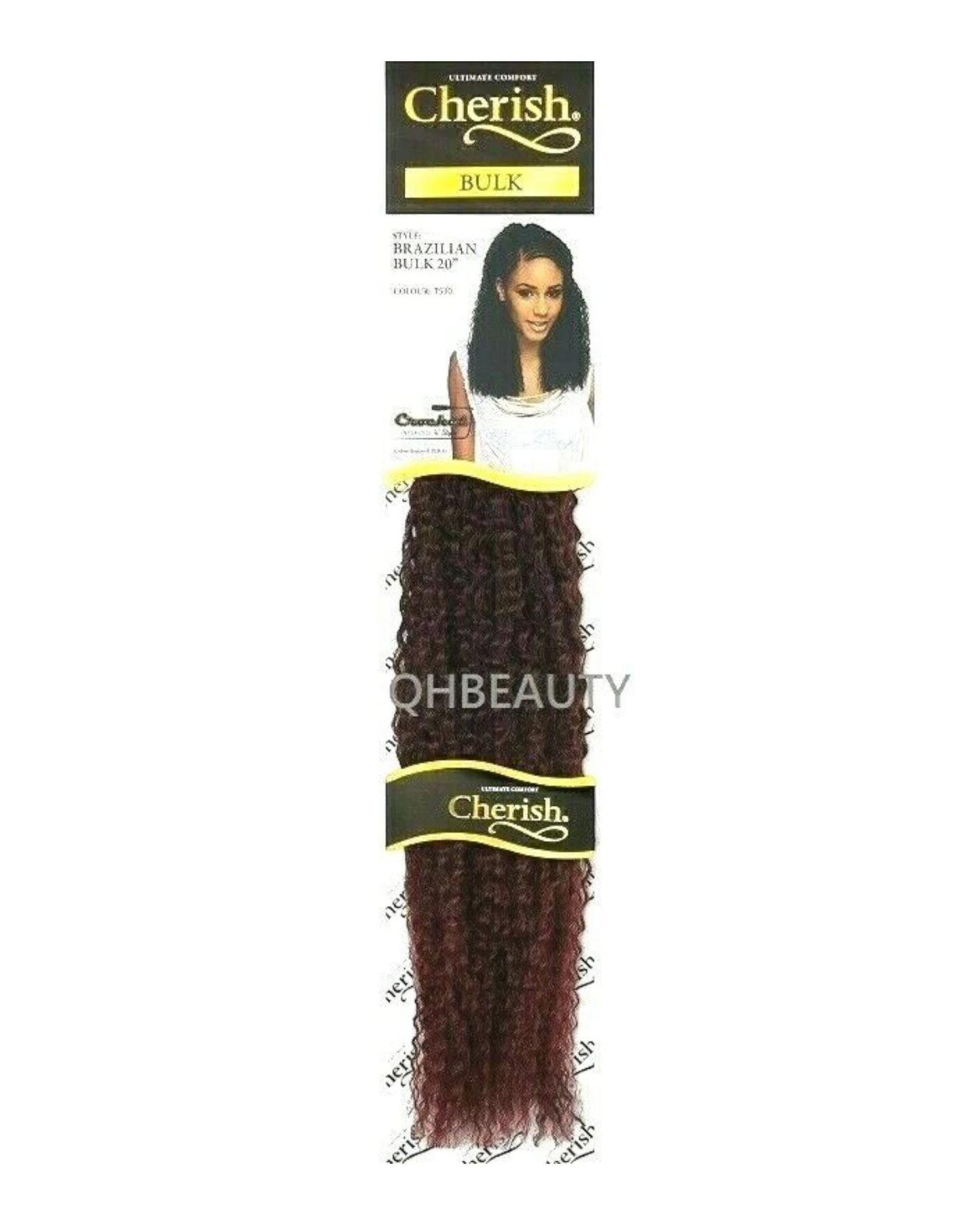 Cherish Synthetic Crochet Braid Curly Hair Extension Style - Brazilian Bulk 20"