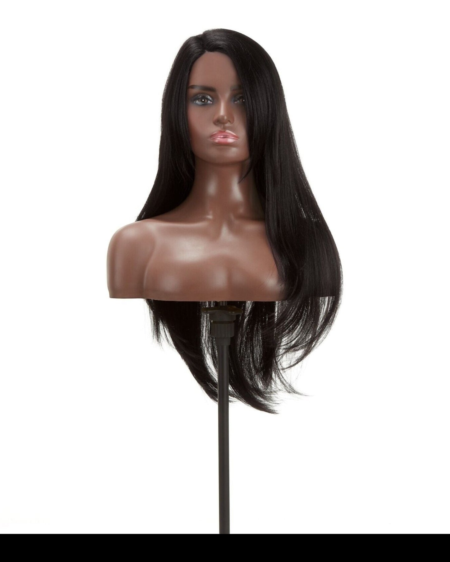Impression Synthetic Invisible Part Long Straight Lace Front Hair Wig - Destiny