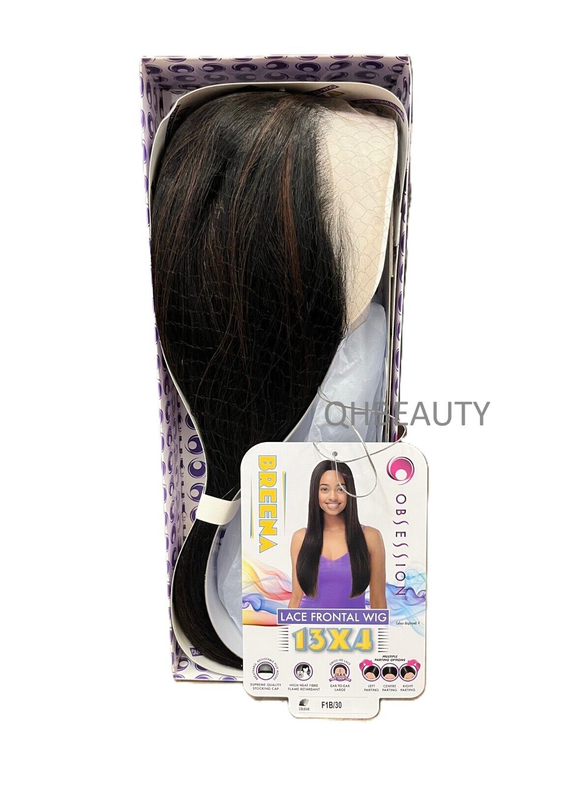Obsession Synthetic Swiss HD 13x4 Lace Front Free Part Long Hair Wig - BREENA