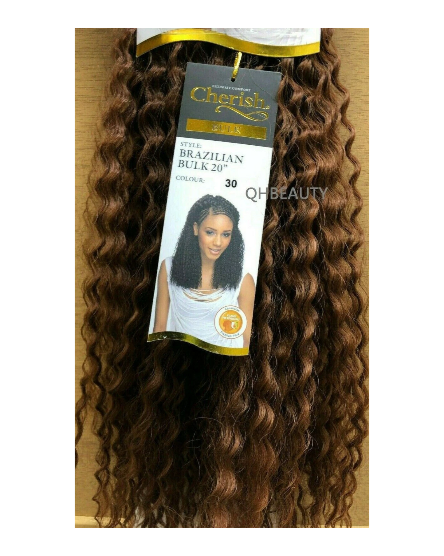 Cherish Synthetic Crochet Braid Curly Hair Extension Style - Brazilian Bulk 20"