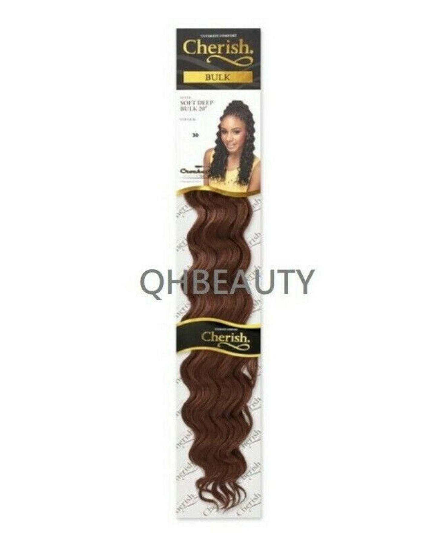 CHERISH SYNTHETIC BULK CROCHET HAIR EXTENSION BRAIDS - SOFT DEEP 20 INCH