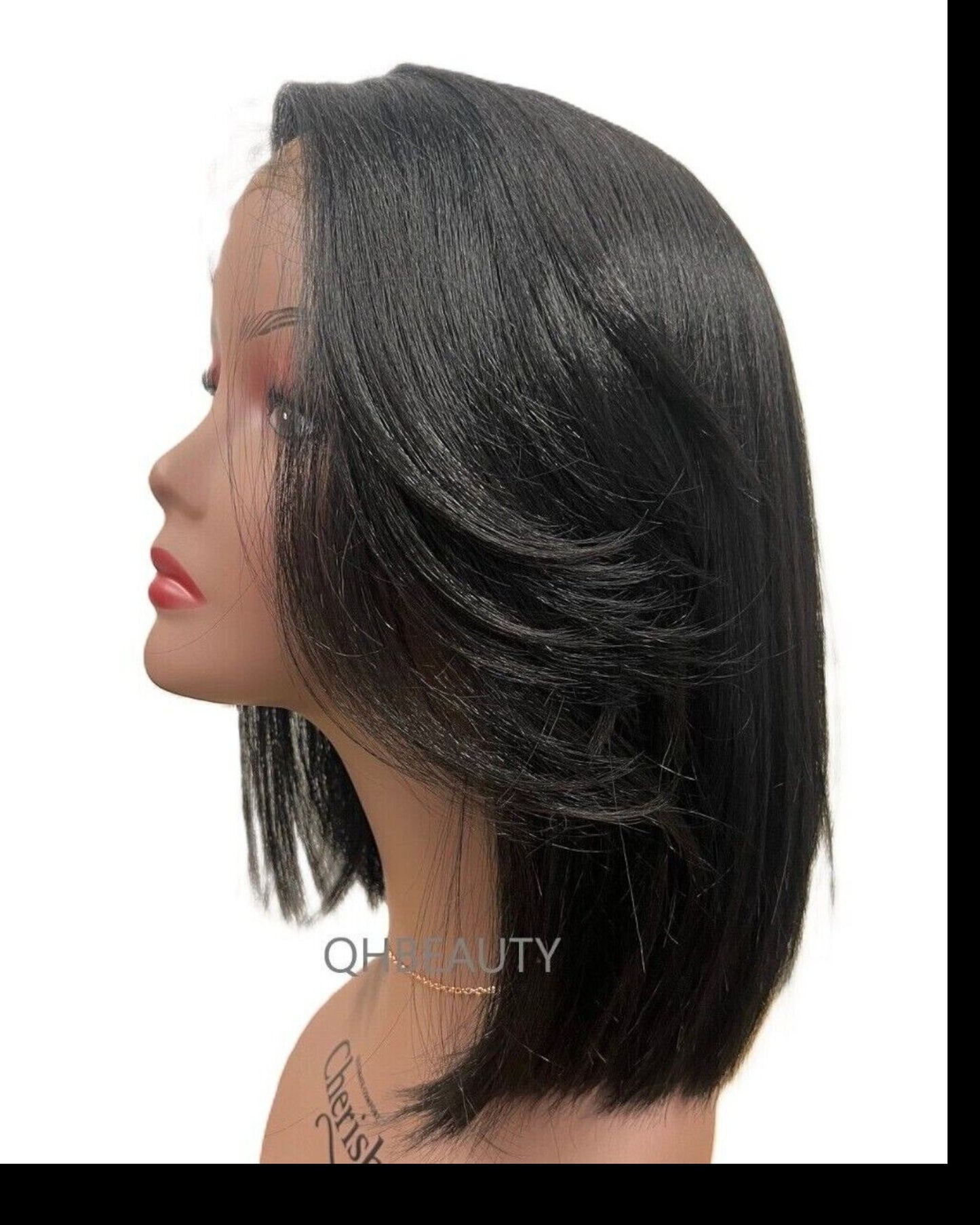 Obsession Synthetic Bob Lace Front Free Part 100% Hand Tied Hair Wig - JULIA