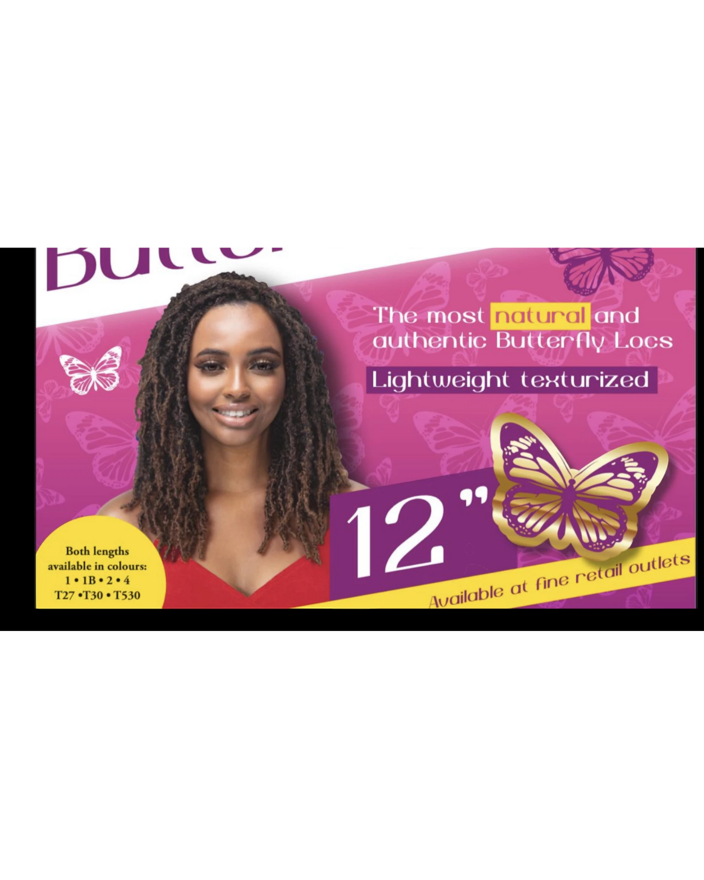 Cherish Synthetic  Pre-Looped Braid Hair Extensions - Butterfly Locs 12" & 18"