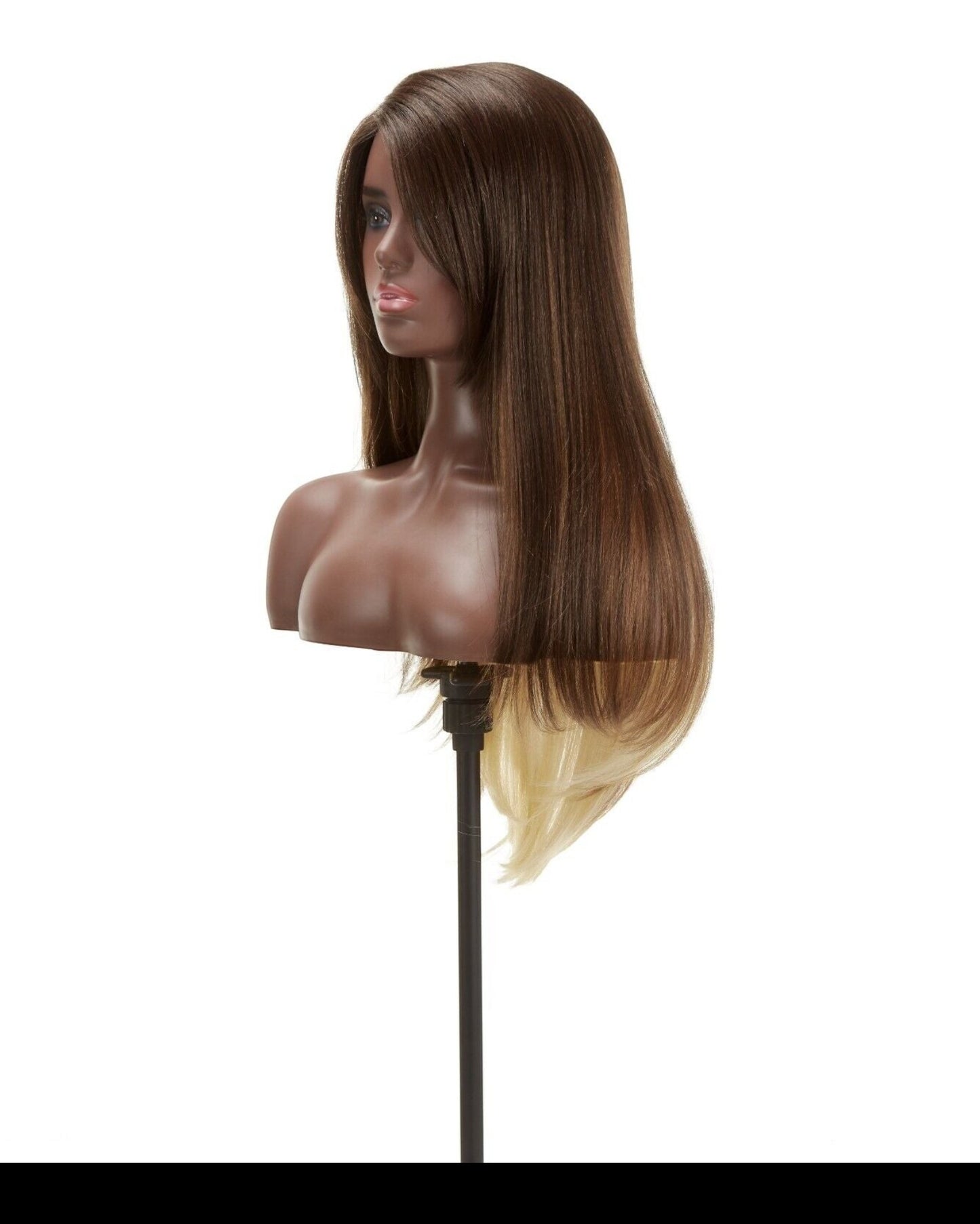 Impression Synthetic Invisible Part Long Straight Lace Front Hair Wig - Destiny