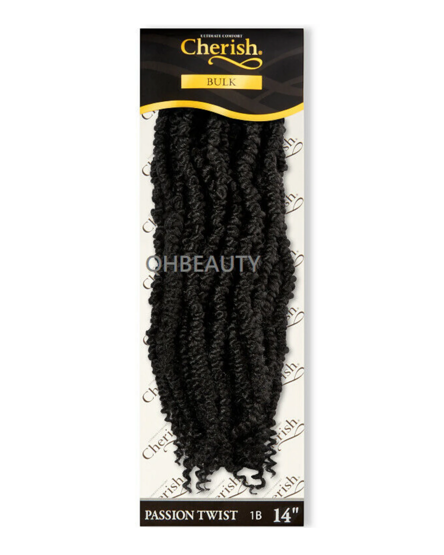 CHERISH SYNTHETIC PRE LOOPED BRAID CURLY HAIR EXTENSIONS - PASSION TWIST 14''