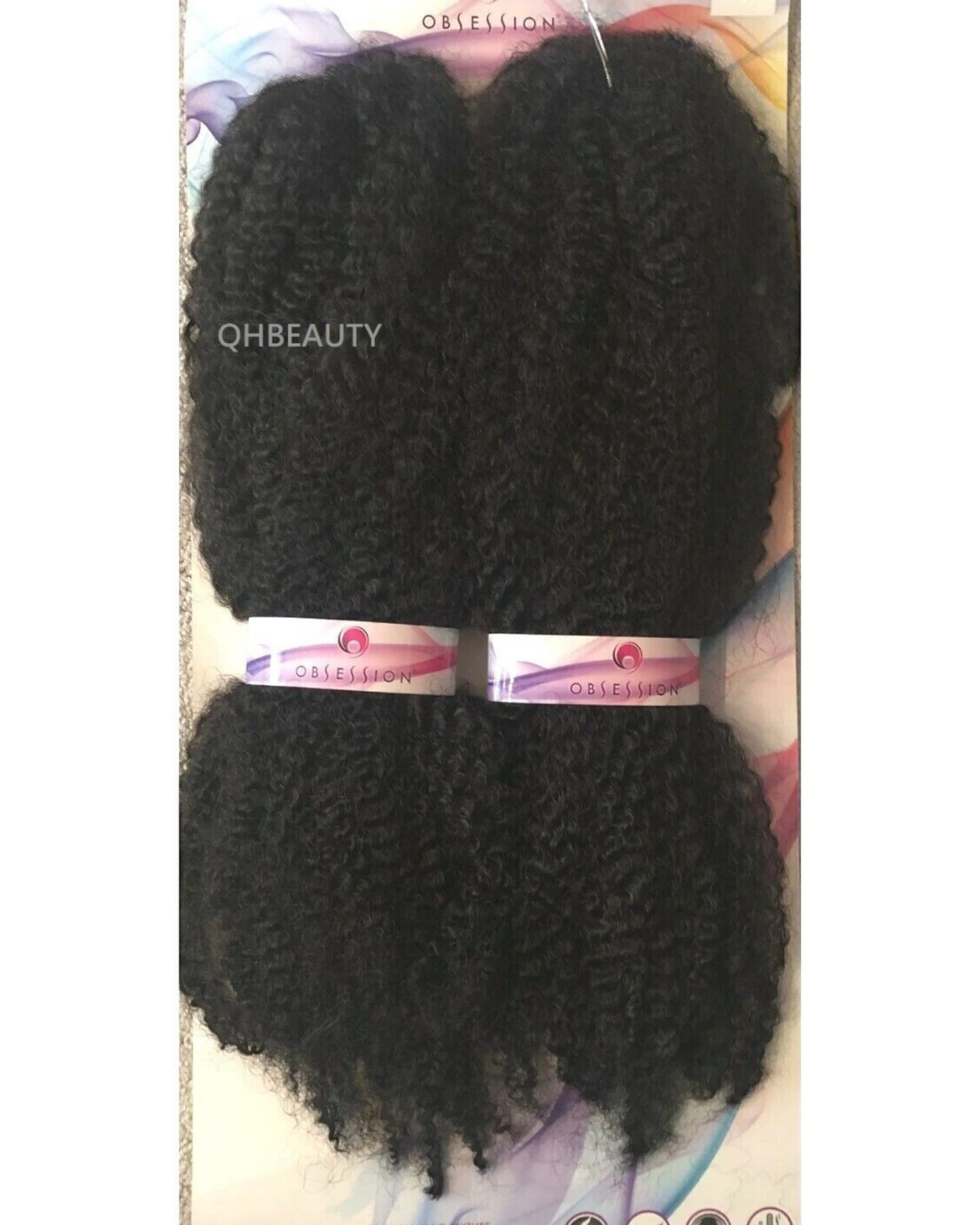 Obsession Synthetic Crochet Afro Cuban Braid Hair Extension - VELVET MARLEY