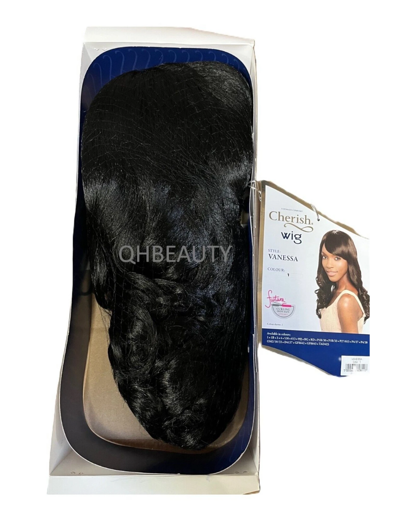 Cherish Synthetic Long Curly Natural Looking Easy Care Hair Wig - VANESSA