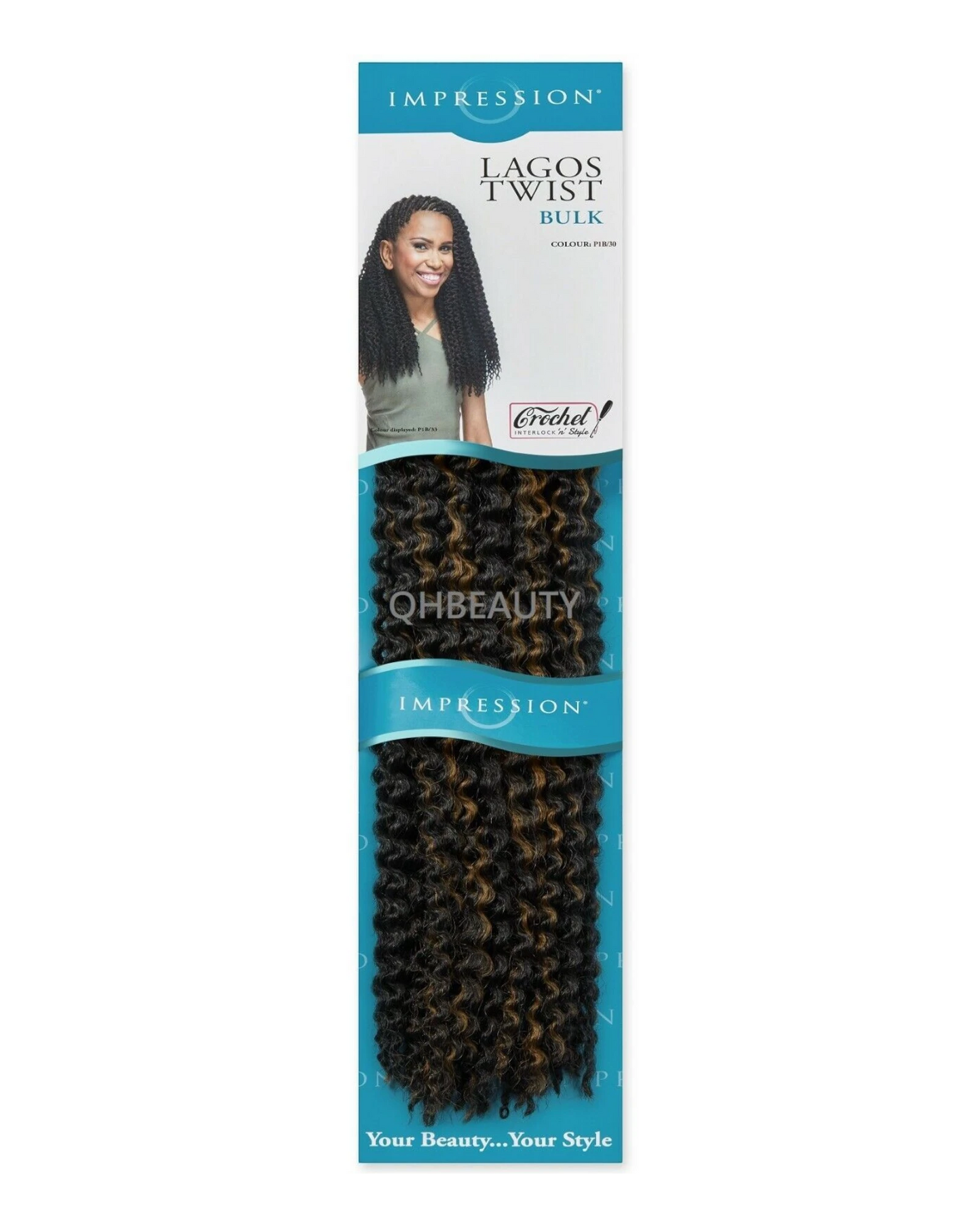 IMPRESSION SYNTHETIC HAIR EXTENSION BRAIDS -  LAGOS TWIST BULK