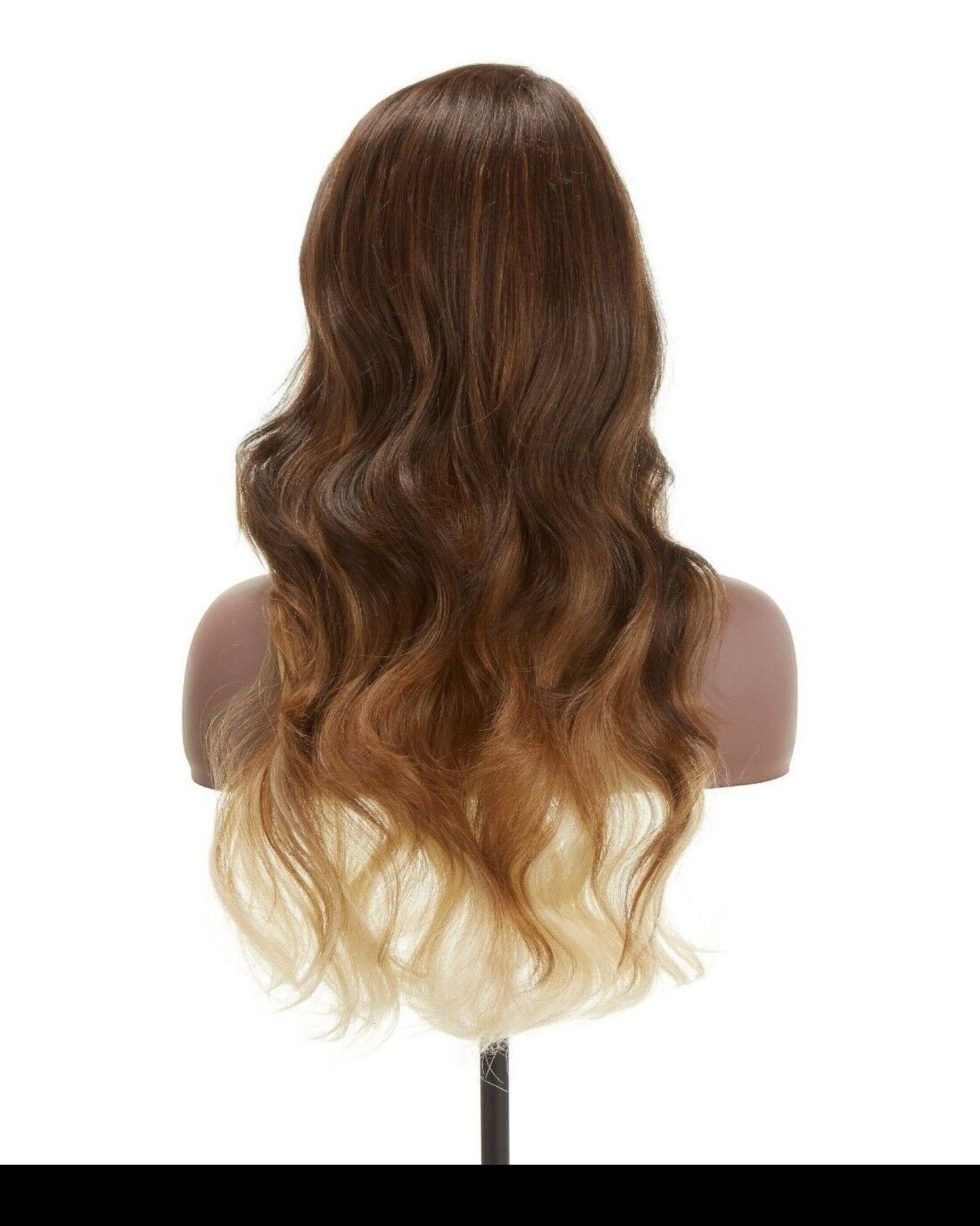 Impression Synthetic Invisible L Part Lace Curly Long Hair Wig - Daisy