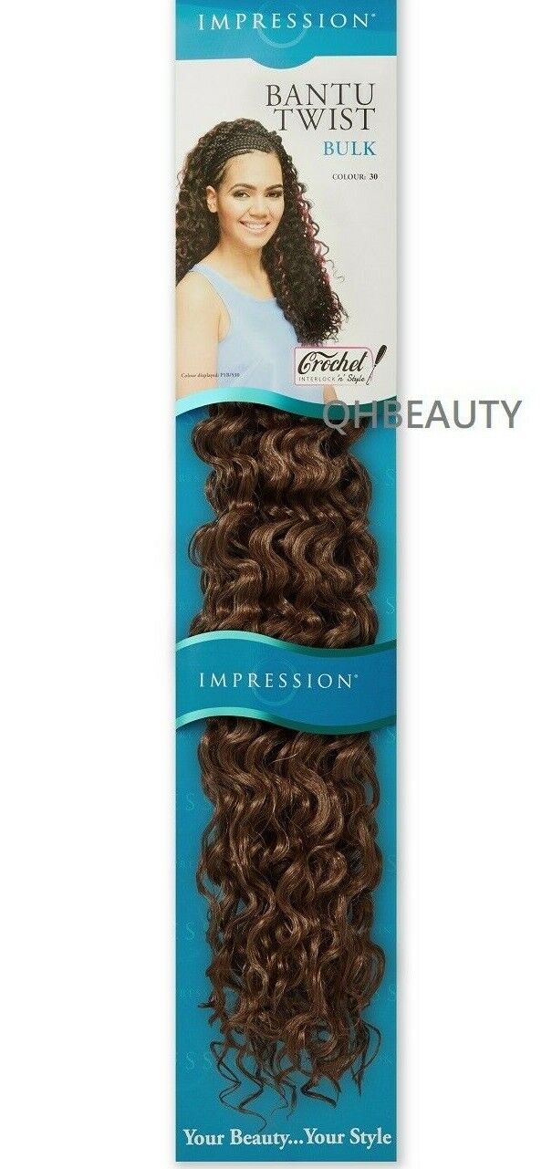 IMPRESSION SYNTHETIC CROCHET BRAIDS HAIR EXTENSIONS - BANTU TWIST BULK