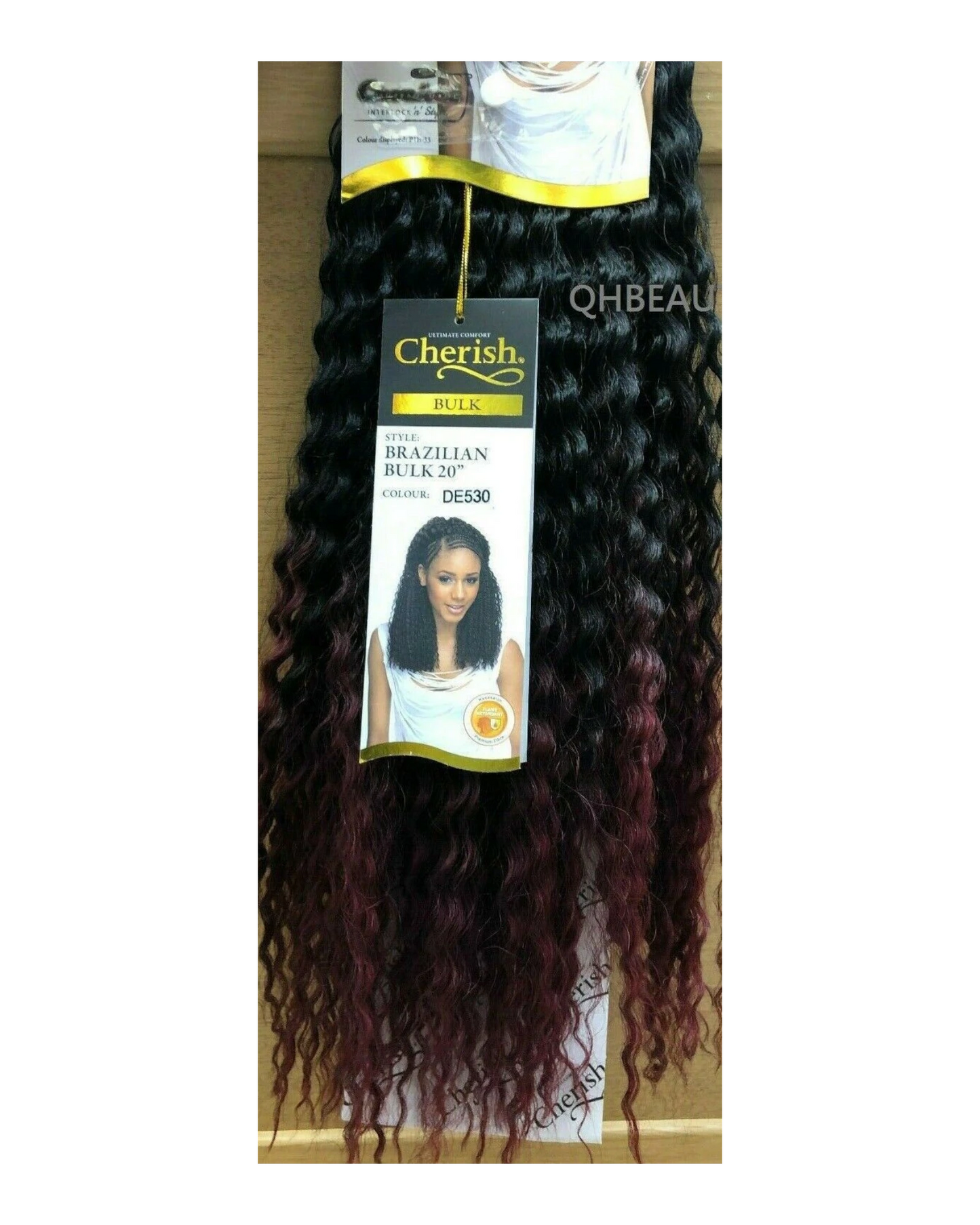 Cherish Synthetic Crochet Braid Curly Hair Extension Style - Brazilian Bulk 20"