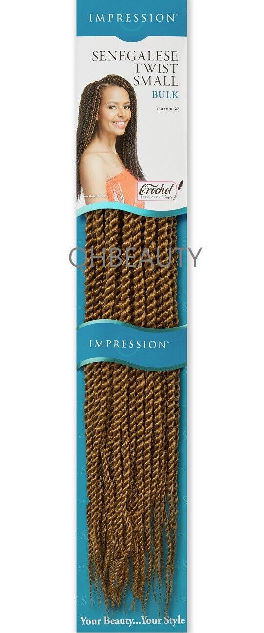 IMPRESSION SYNTHETIC HAIR EXTENSION BRAIDS - SENEGALESE TWIST SMALL BULK