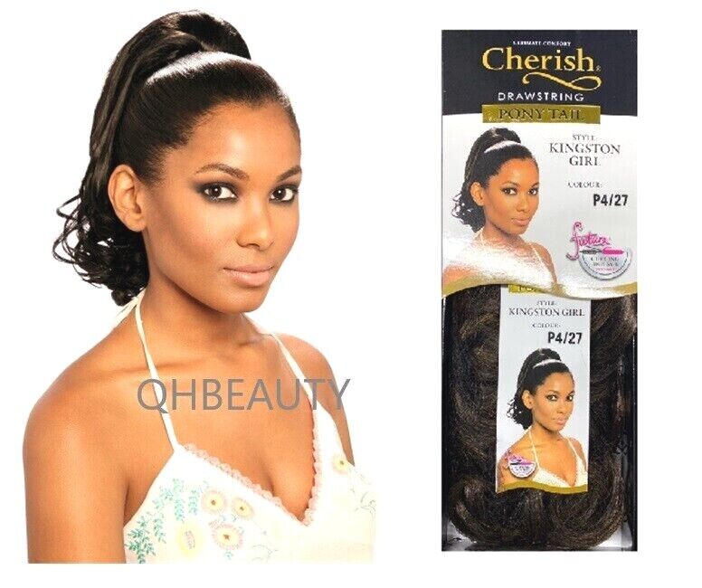 Cherish Synthetic Drawstring Curly Hair Extension Ponytail - Kingston Girl