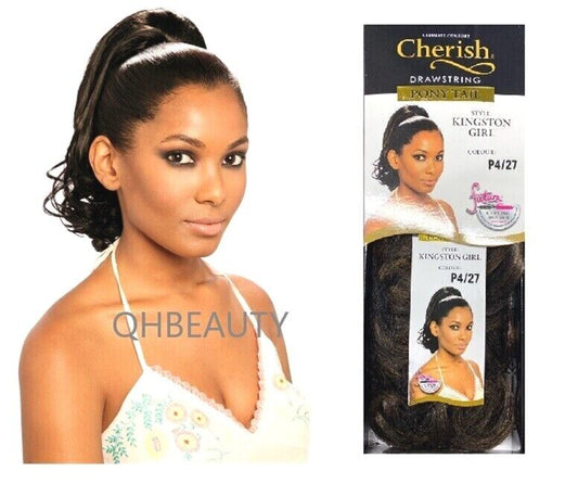 Cherish Synthetic Drawstring Curly Hair Extension Ponytail - Kingston Girl
