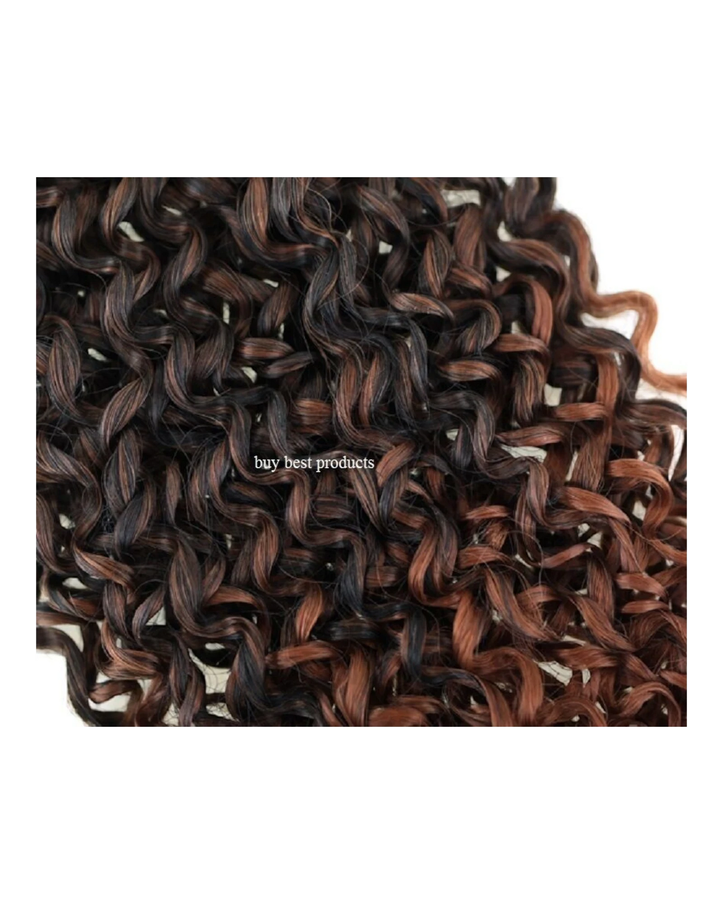 CHERISH SYNTHETIC CROCHET CURLY HAIR EXTENSION BRAID - BOHEMIAN BULK 20 INCH