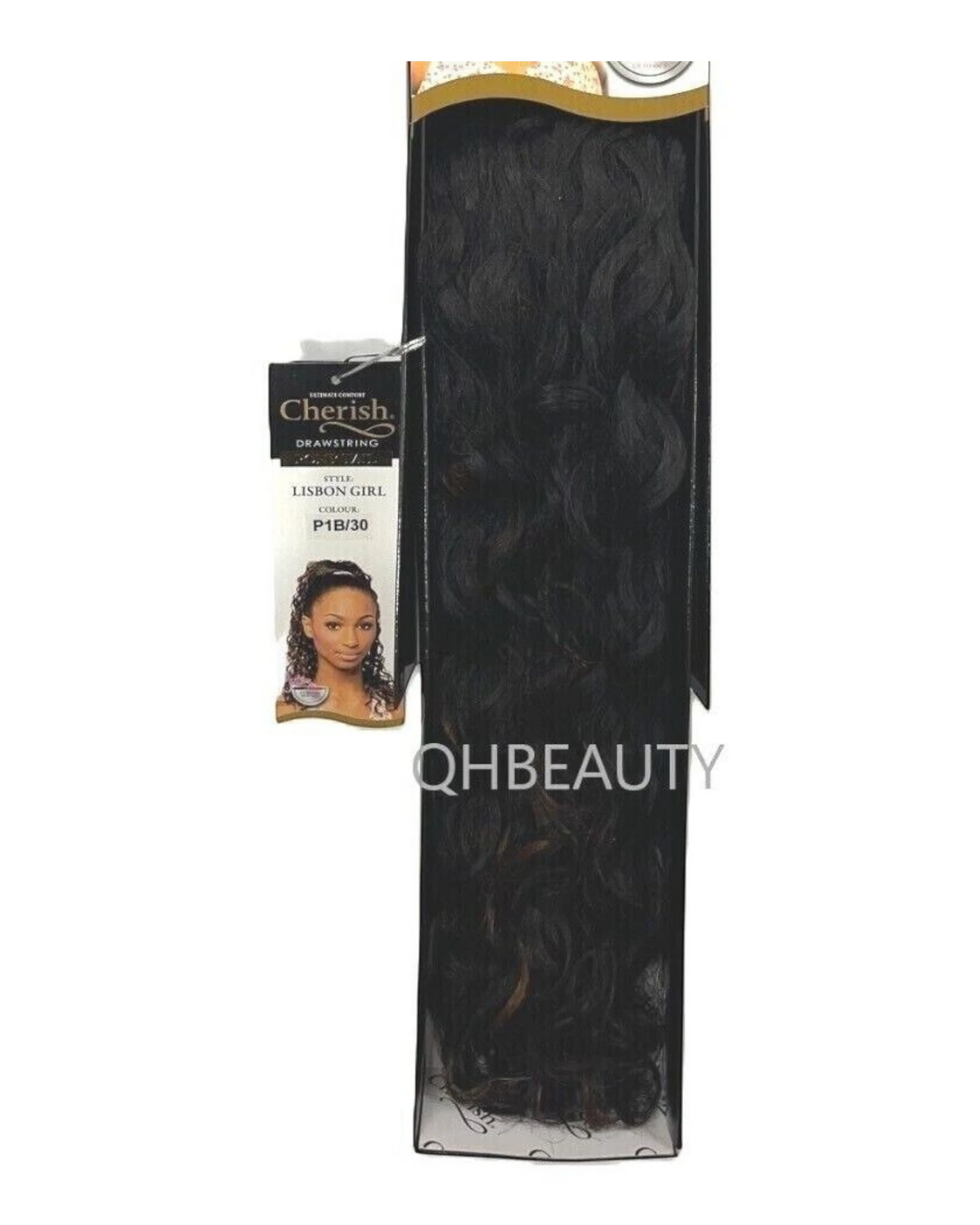 Cherish Synthetic Drawstring Curly Hair Extension Ponytail - Lisbon Girl