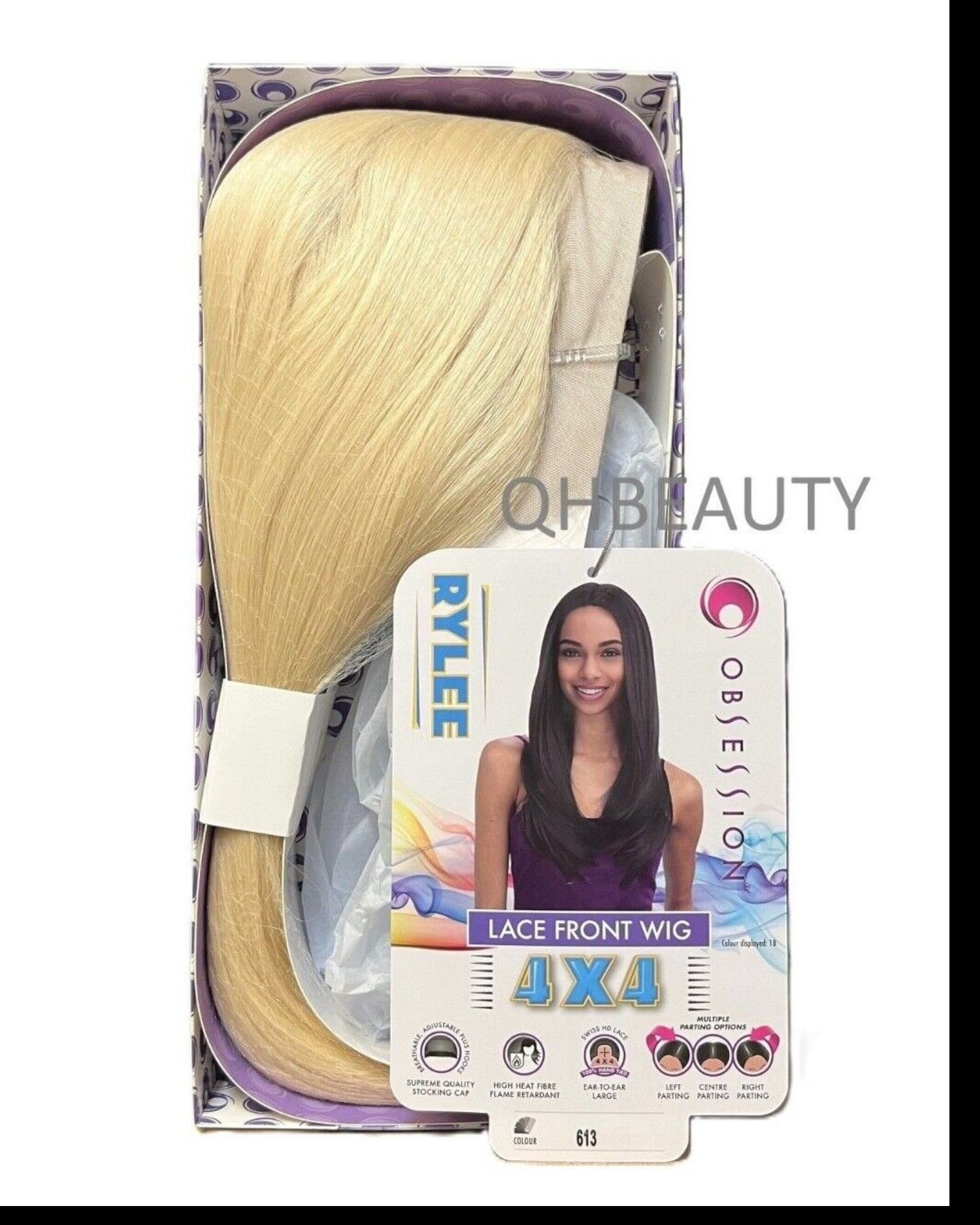 Obsession Synthetic Swiss HD 4x4 Lace Front Free Part Layered Hair Wig - RYLEE