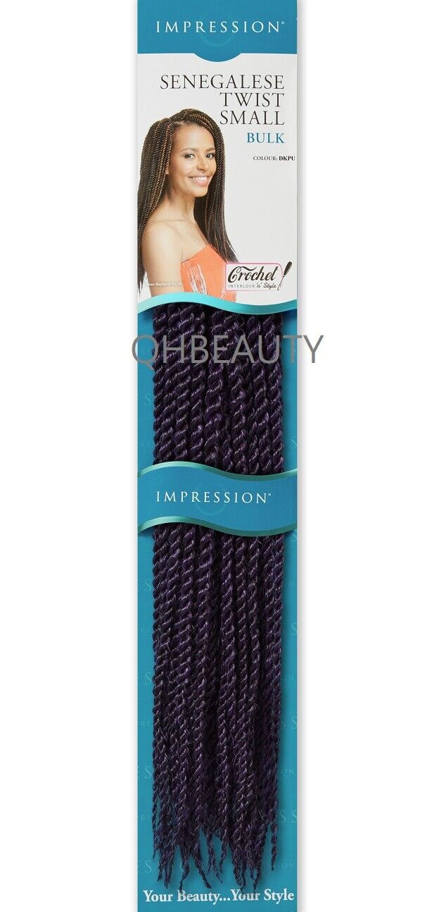 IMPRESSION SYNTHETIC HAIR EXTENSION BRAIDS - SENEGALESE TWIST SMALL BULK