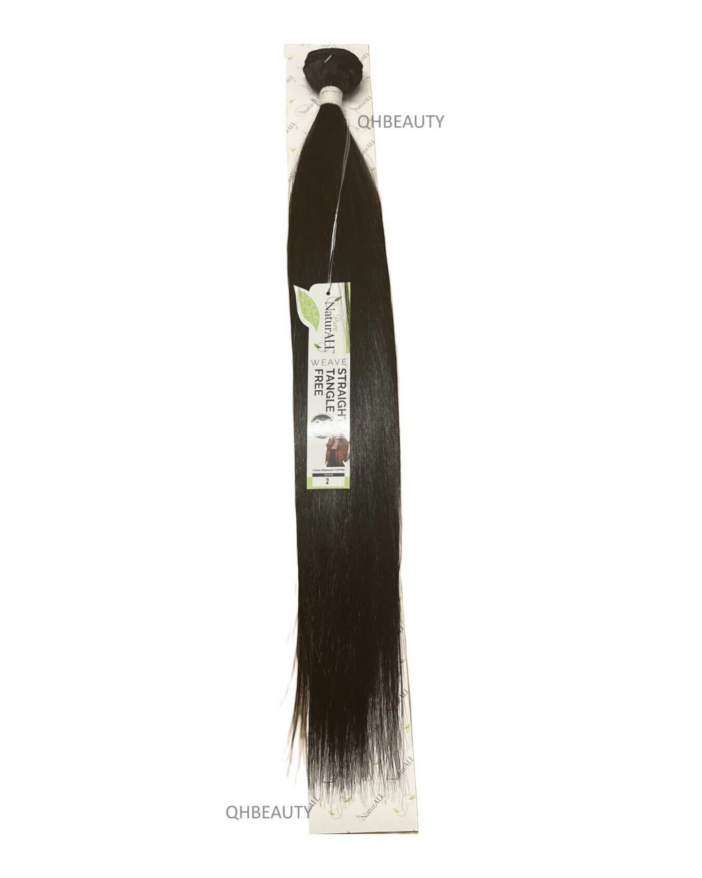 NaturALL SYNTHETIC LONG HAIR EXTENSION WEAVE - STRAIGHT TANGLE FREE 24 INCHES