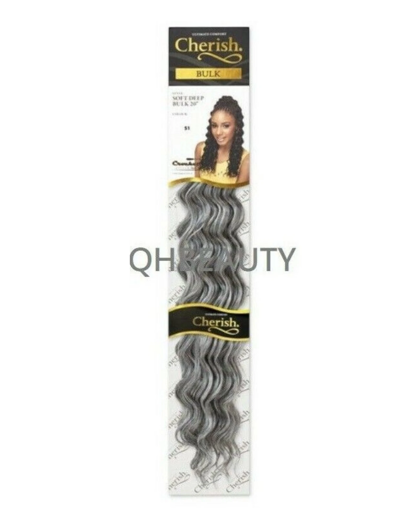 CHERISH SYNTHETIC BULK CROCHET HAIR EXTENSION BRAIDS - SOFT DEEP 20 INCH