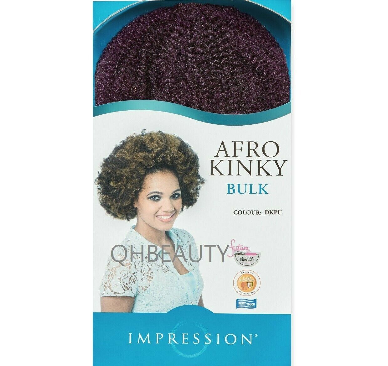 IMPRESSION SYNTHETIC BRAIDING CUBAN HAIR EXTENSION BULK - AFRO KINKY 24 INCHES