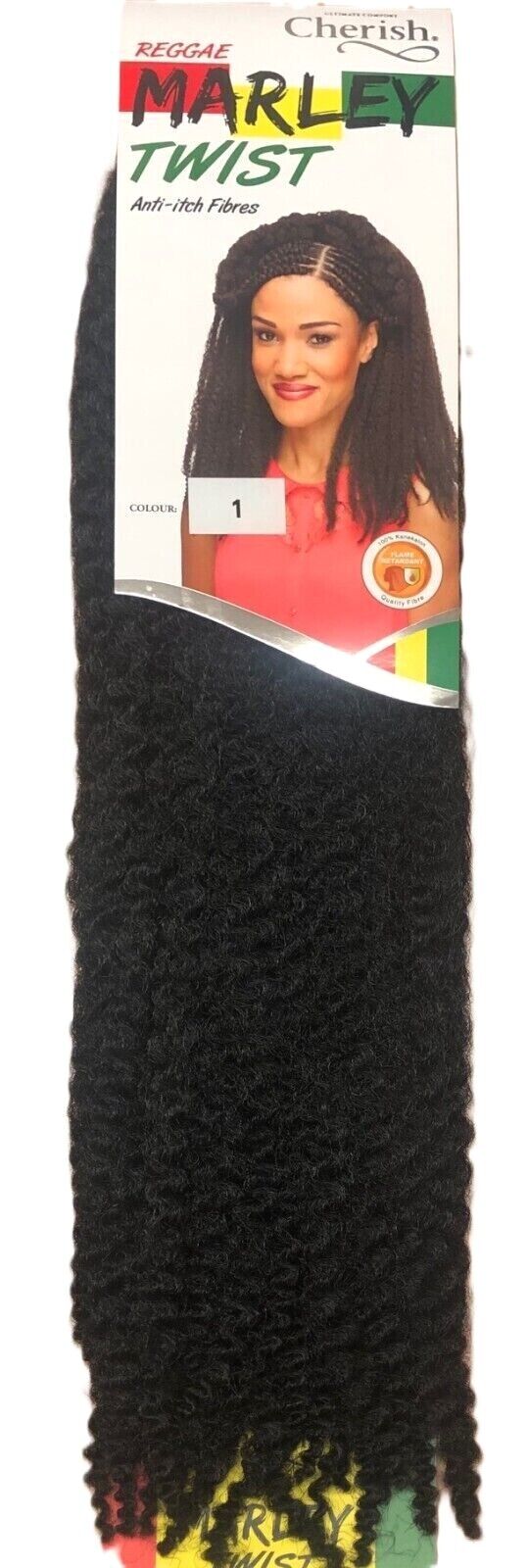 Cherish Synthetic Afro Kinky Cuban Anti itch Hair Extension  Marley Twist Braid