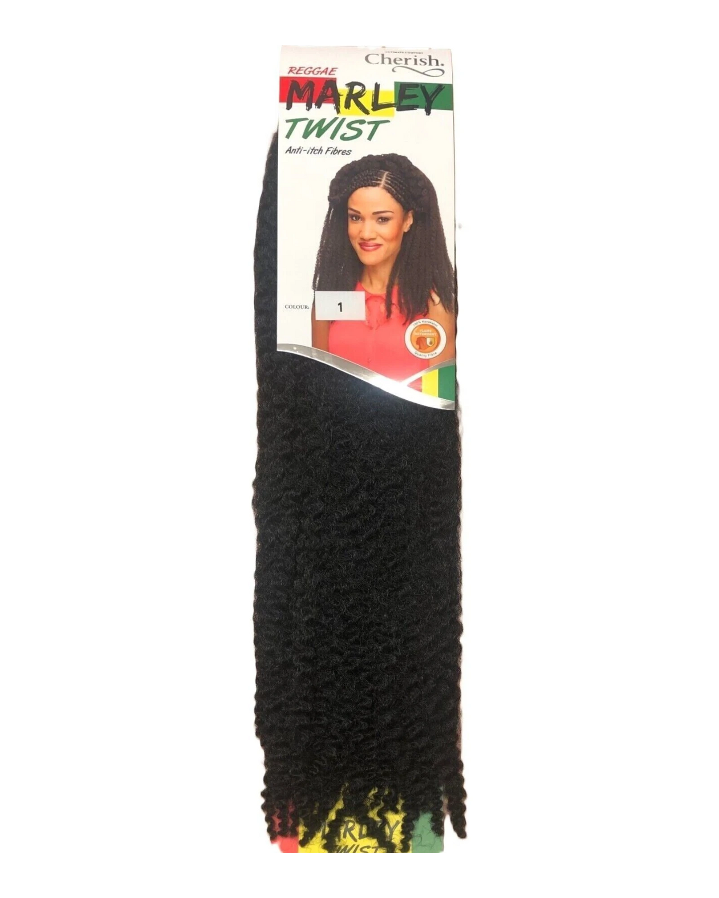 Cherish Synthetic Afro Kinky Cuban Anti itch Hair Extension  Marley Twist Braid