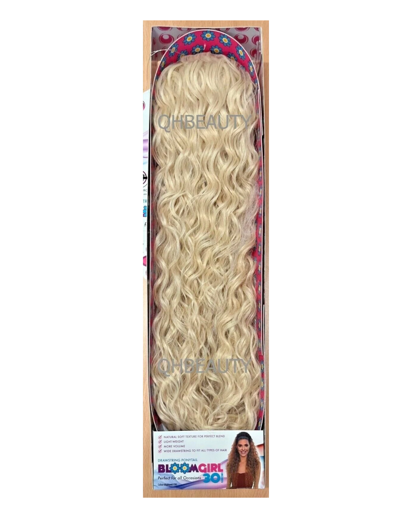 OBSESSION SYNTHETIC DRAWSTRING CURLY LONG HAIR PONYTAIL - BLOOM GIRL 20''  30''