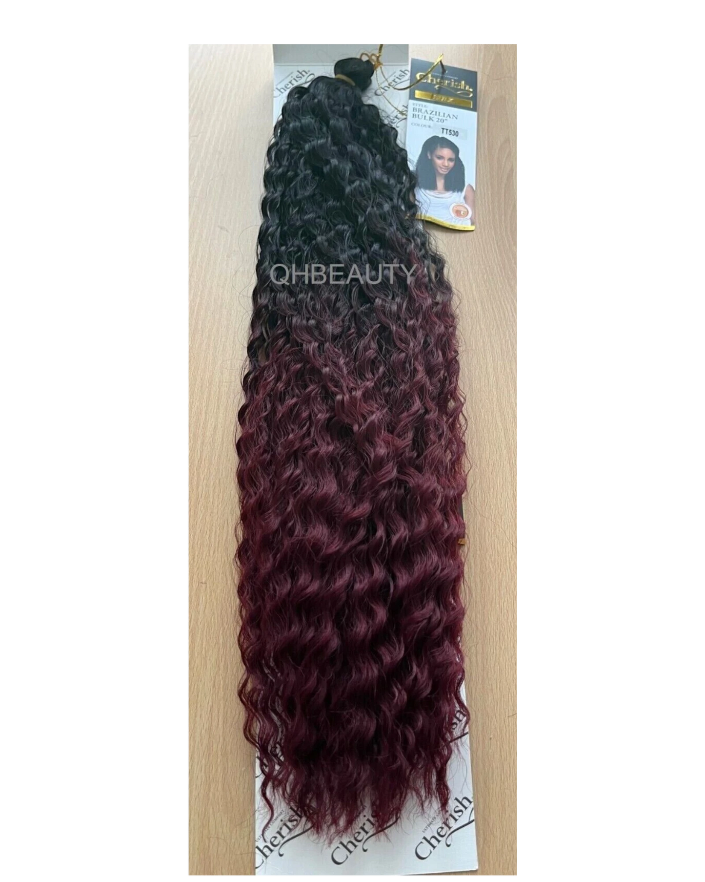 Cherish Synthetic Crochet Braid Curly Hair Extension Style - Brazilian Bulk 20"