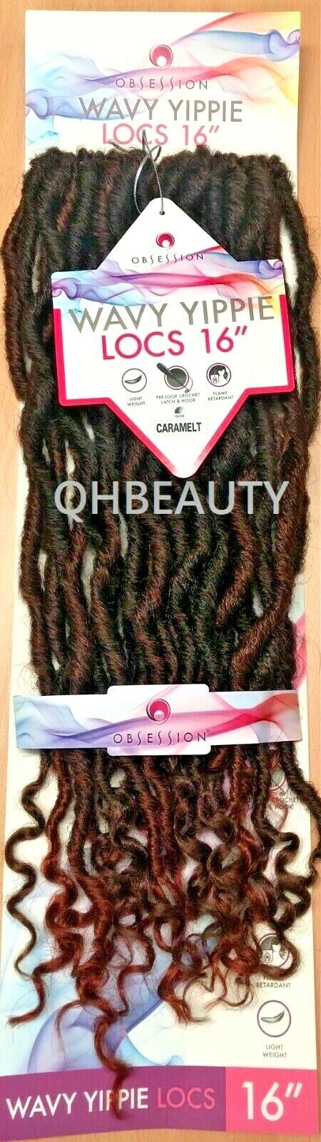 Obsession Synthetic Crochet Braid Hair Extension - Wavy Yippie Locs 16 INCH
