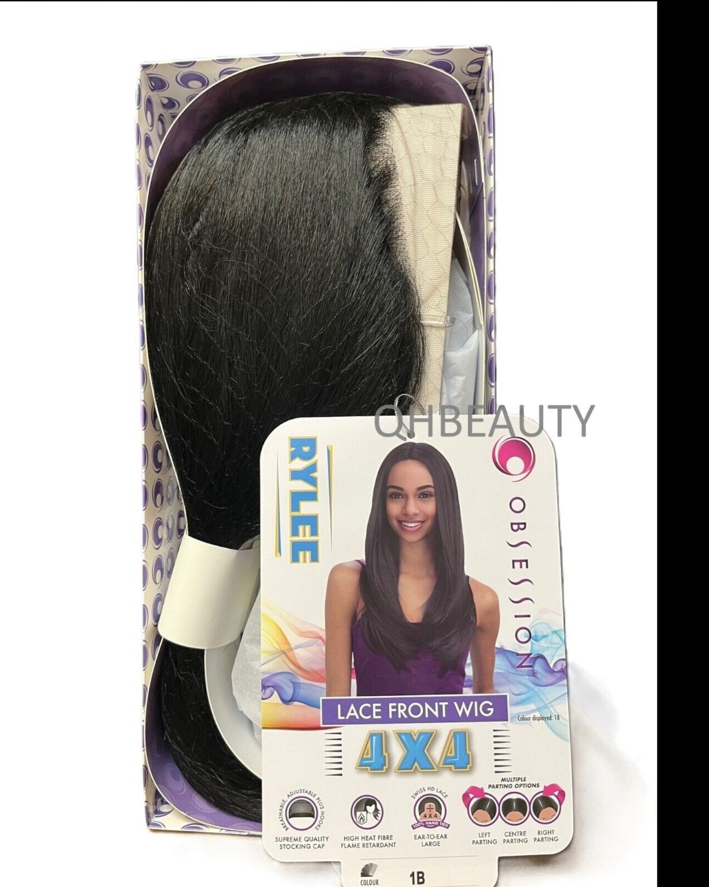 Obsession Synthetic Swiss HD 4x4 Lace Front Free Part Layered Hair Wig - RYLEE