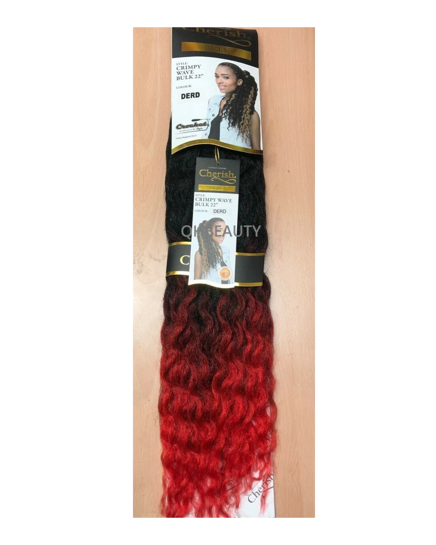 CHERISH SYNTHETIC CROCHET AFRO BULK HAIR EXTENSION BRAIDS - CRIMPY WAVE 22 INCH