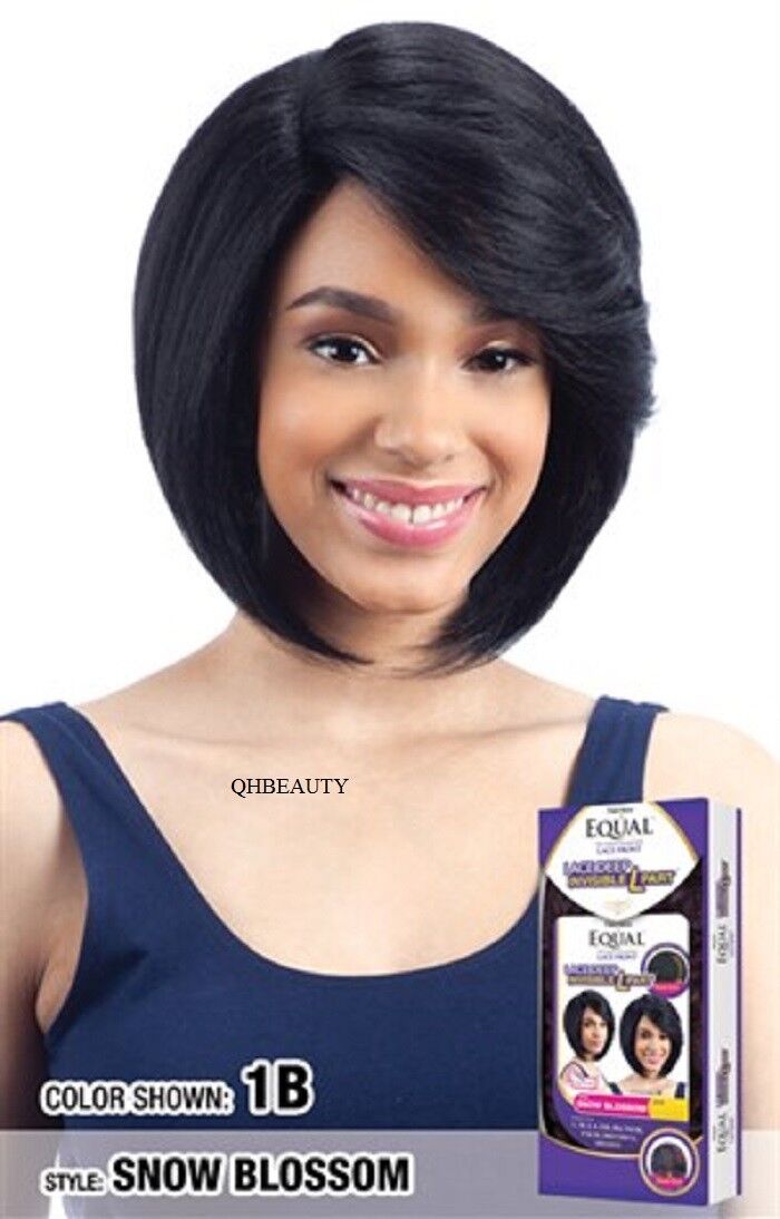 FREETRESS EQUALSYNTHETIC INVISIBLE L PART LACE FRONT HAIR WIG - SNOW BLOSSOM