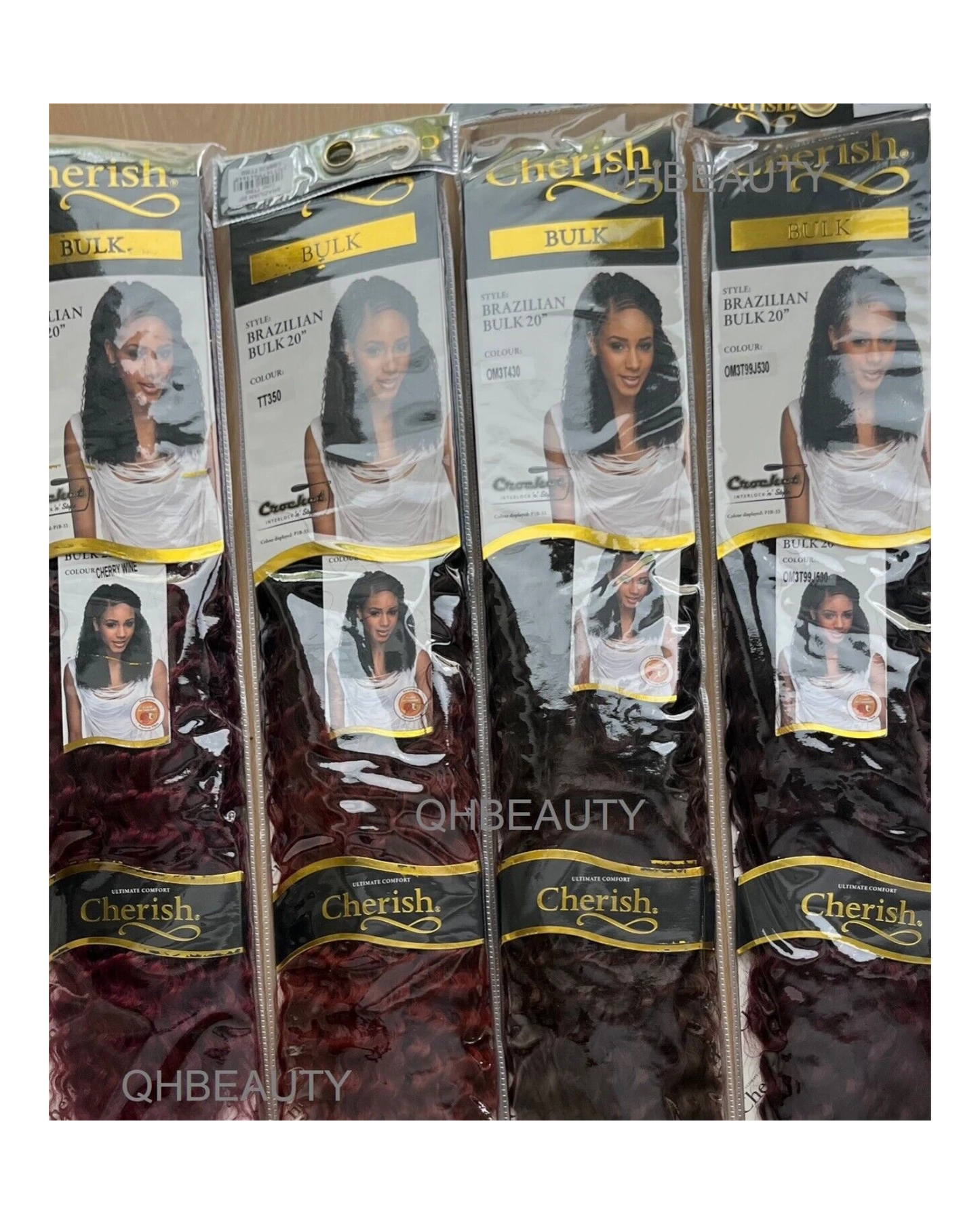 Cherish Synthetic Crochet Braid Curly Hair Extension Style - Brazilian Bulk 20"