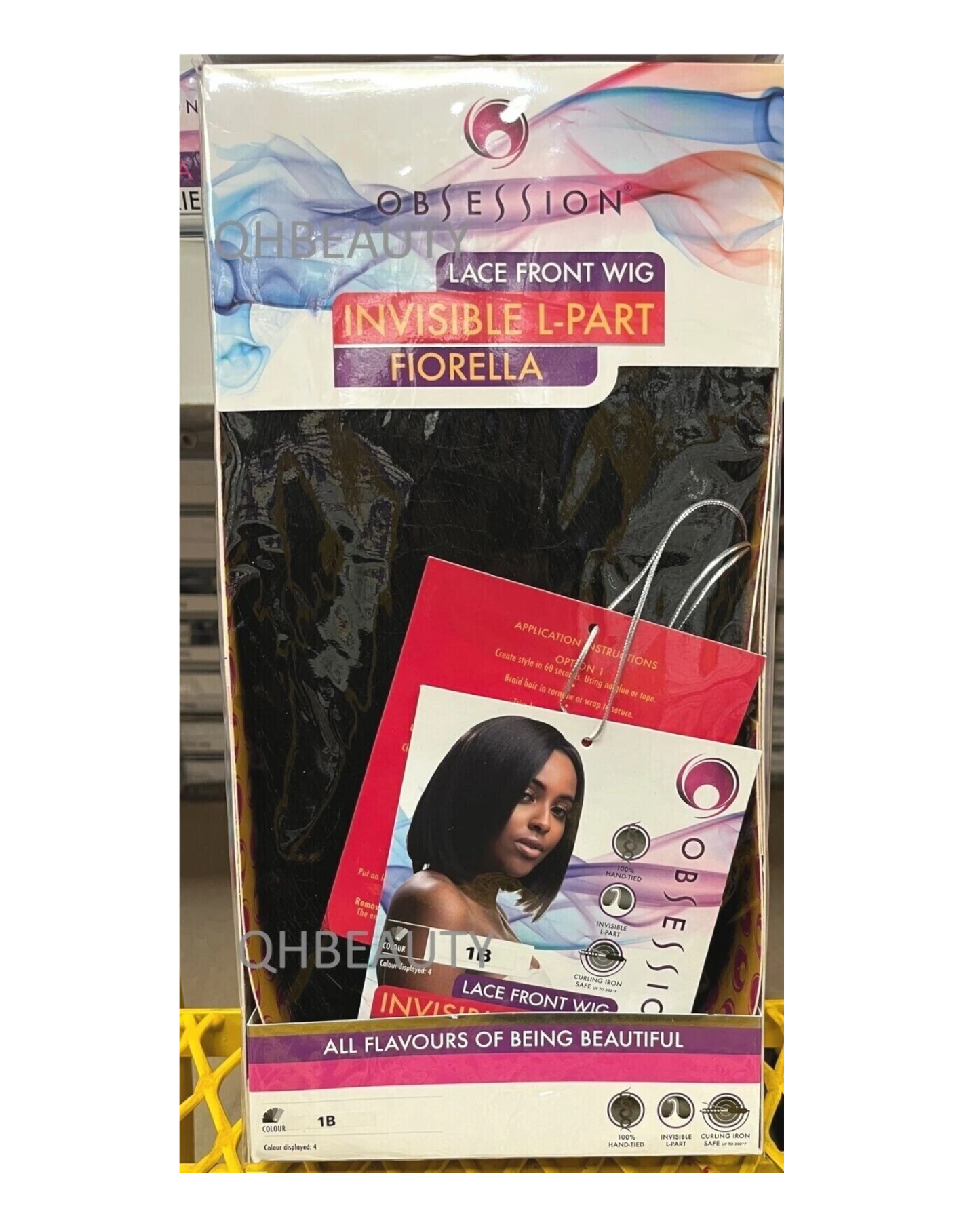 Obsession Synthetic Lace Front Free Part Hand Tied Straight Hair Wig - FIORELLA