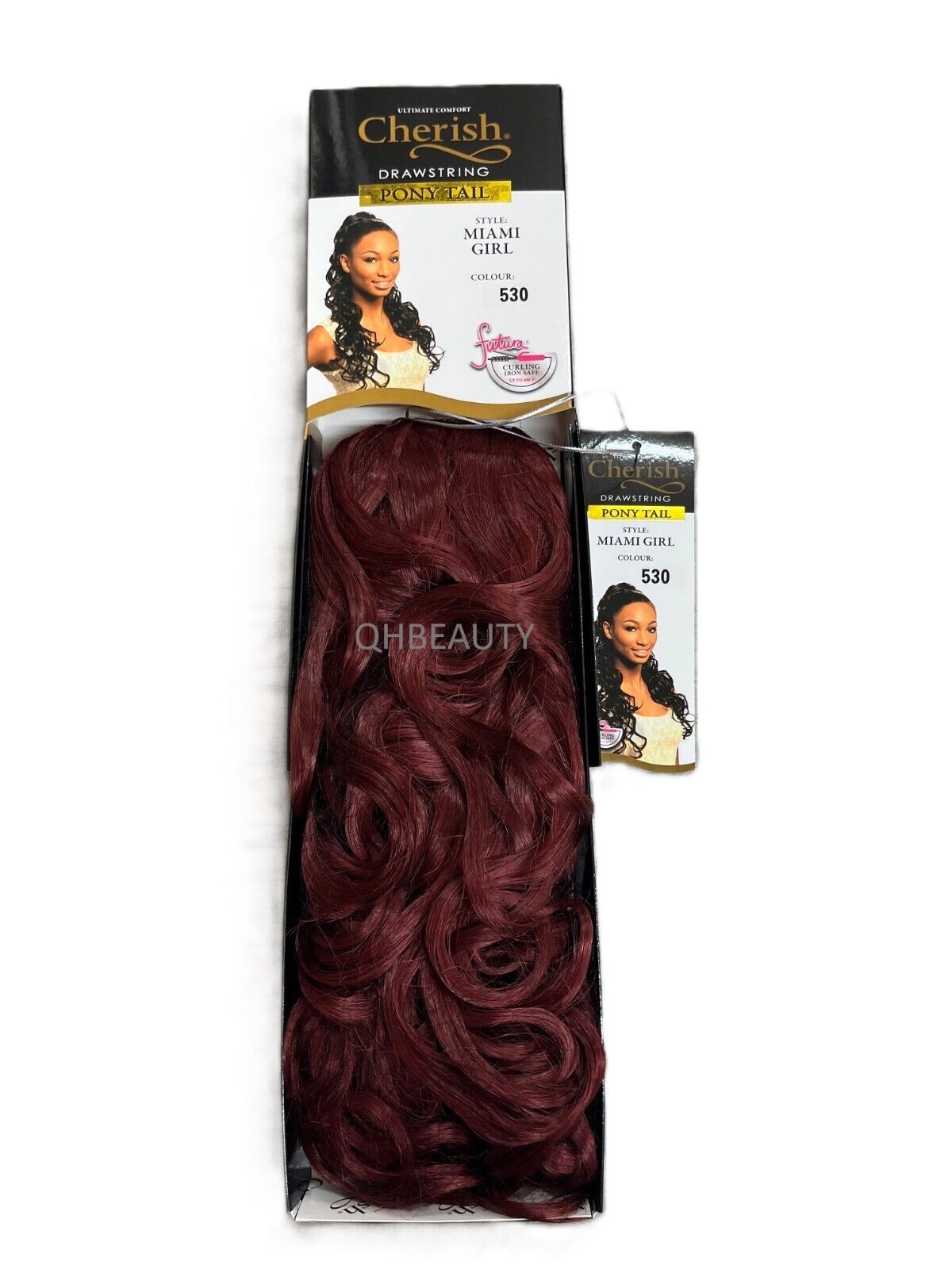 Cherish Synthetic Long Curly Drawstring Natural Hair Ponytail - Miami Girl