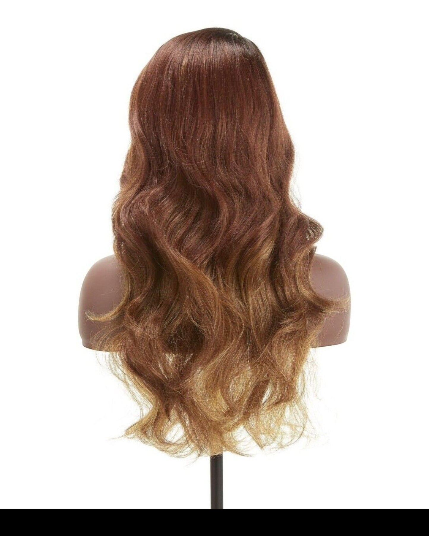 Impression Synthetic Invisible L Part Lace Curly Long Hair Wig - Daisy