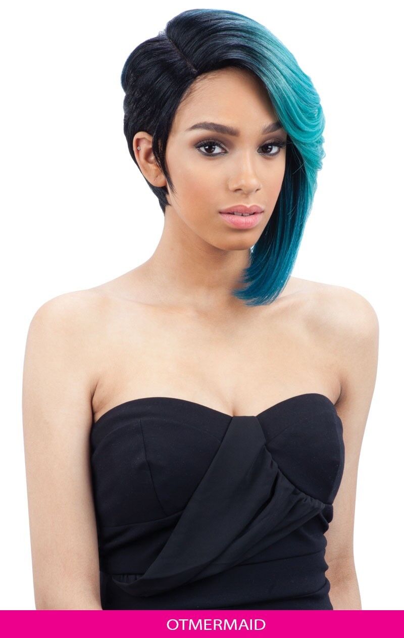 CHANTAL - FREETRESS EQUAL SYNTHETIC EXTREME SIDE PART FULL SHORT HAIR WIG