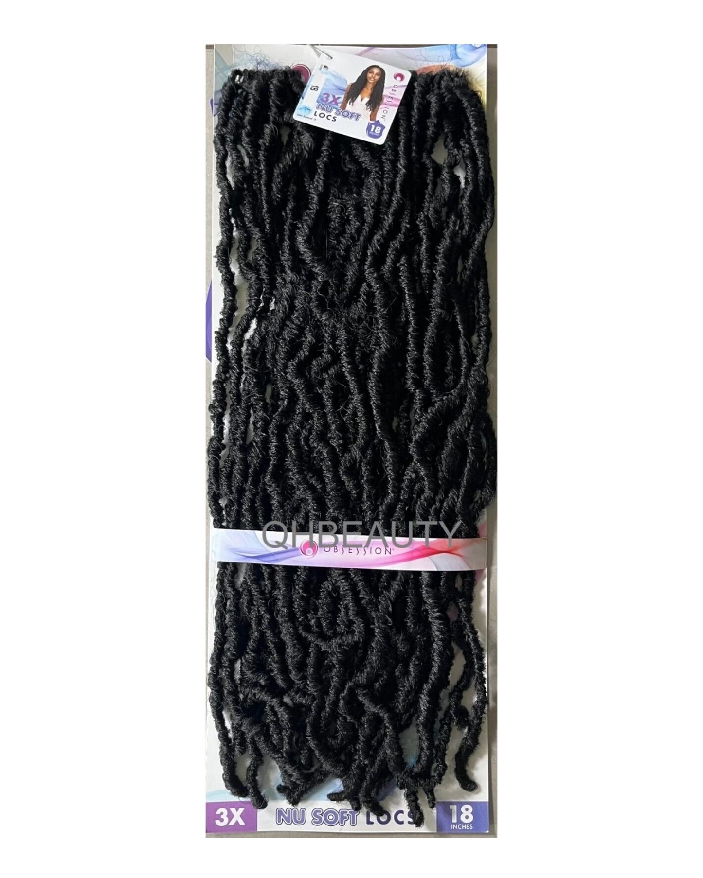 Obsession Synthetic Crochet Pre Looped Braid Hair Extension - NU LOCS 18 INCH