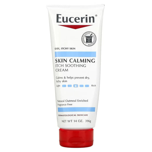 Eucerin, Skin Calming Creme, Dry, Itchy Skin, Fragrance Free, 14 oz (396 g)