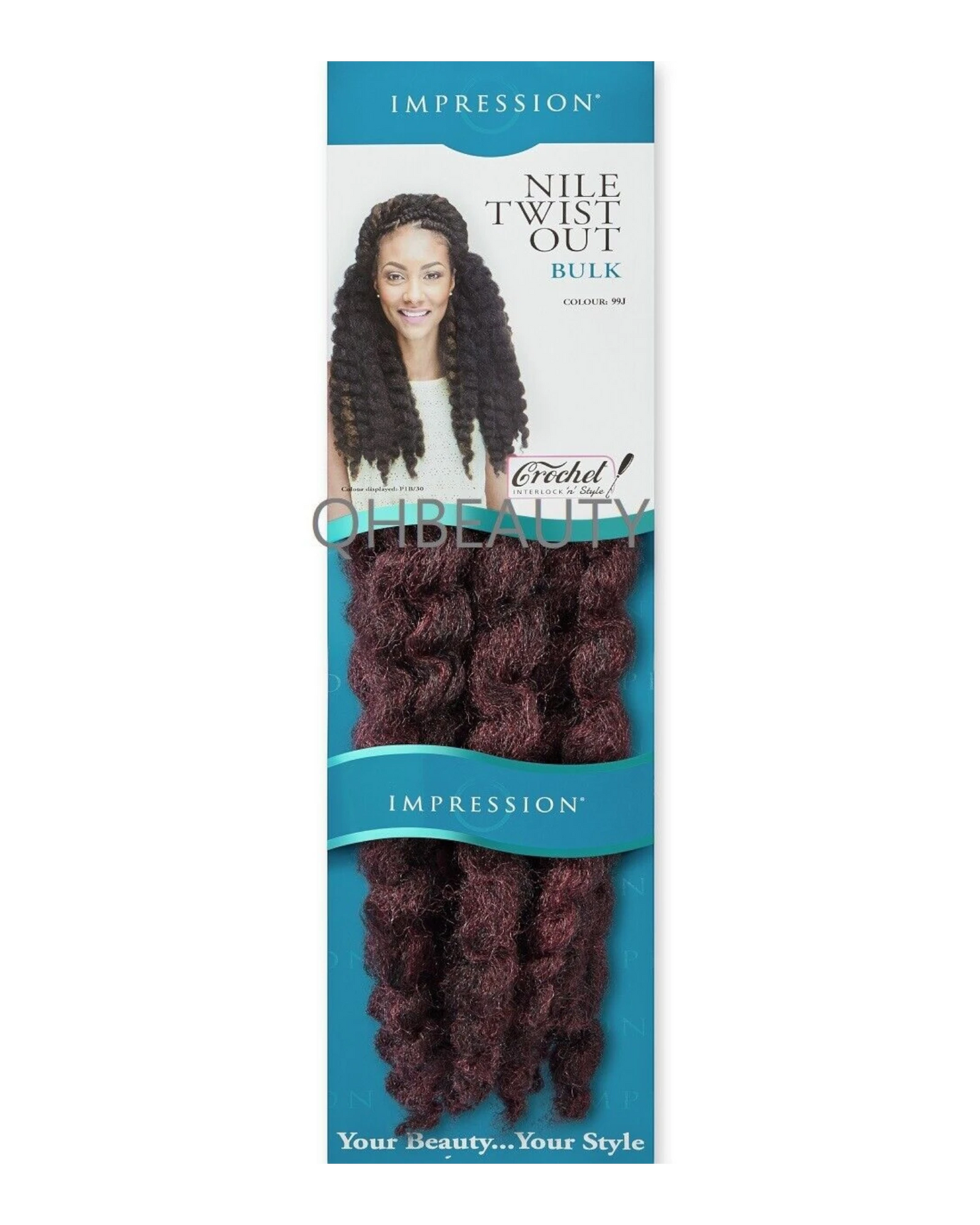 IMPRESSION SYNTHETIC AFRO CUBAN BULK HAIR EXTENSION BRAIDS - NILE TWIST OUT