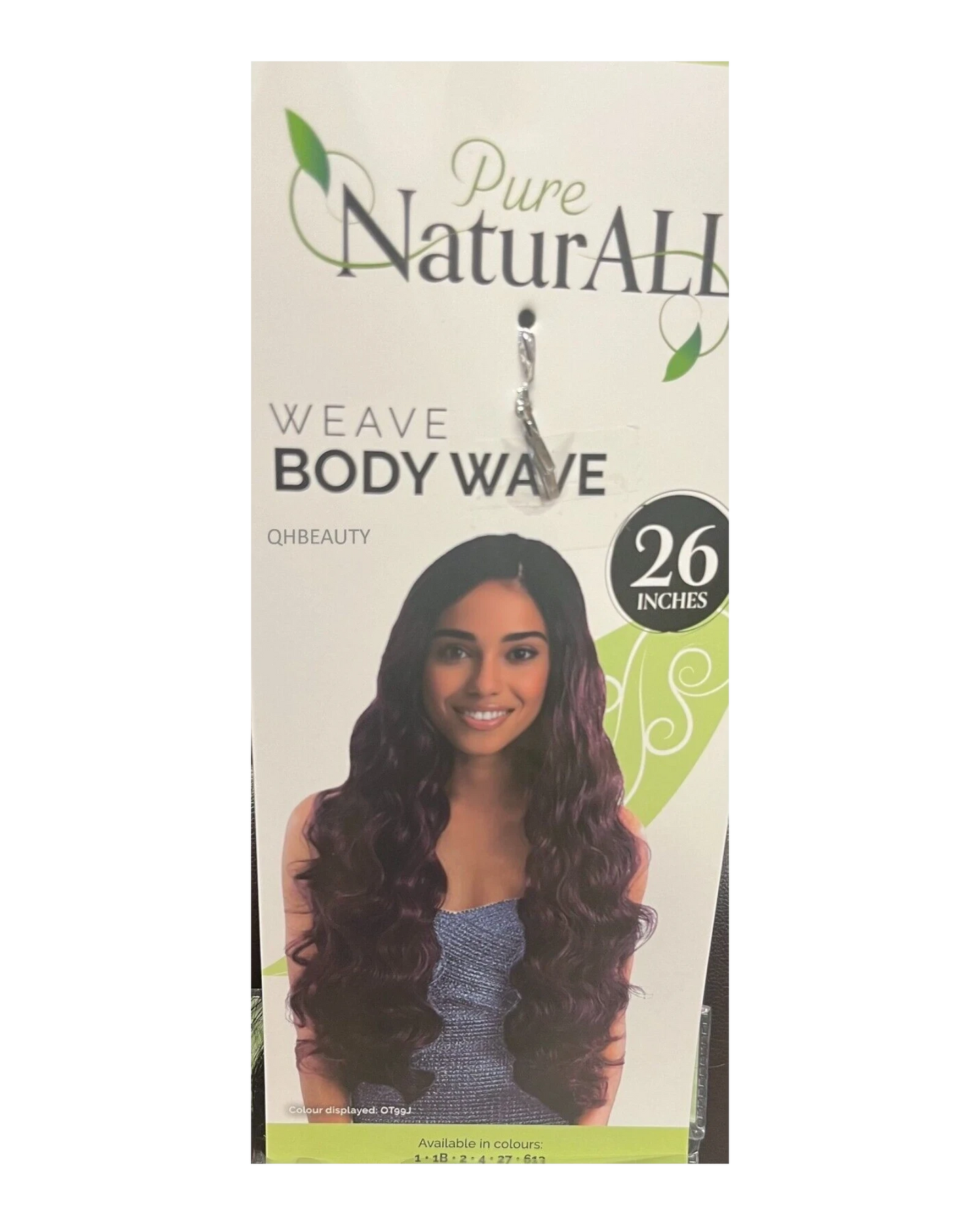 NaturALL SYNTHETIC LONG CURLY HAIR EXTENSION WEAVE -BODY WAVE 26 INCHES