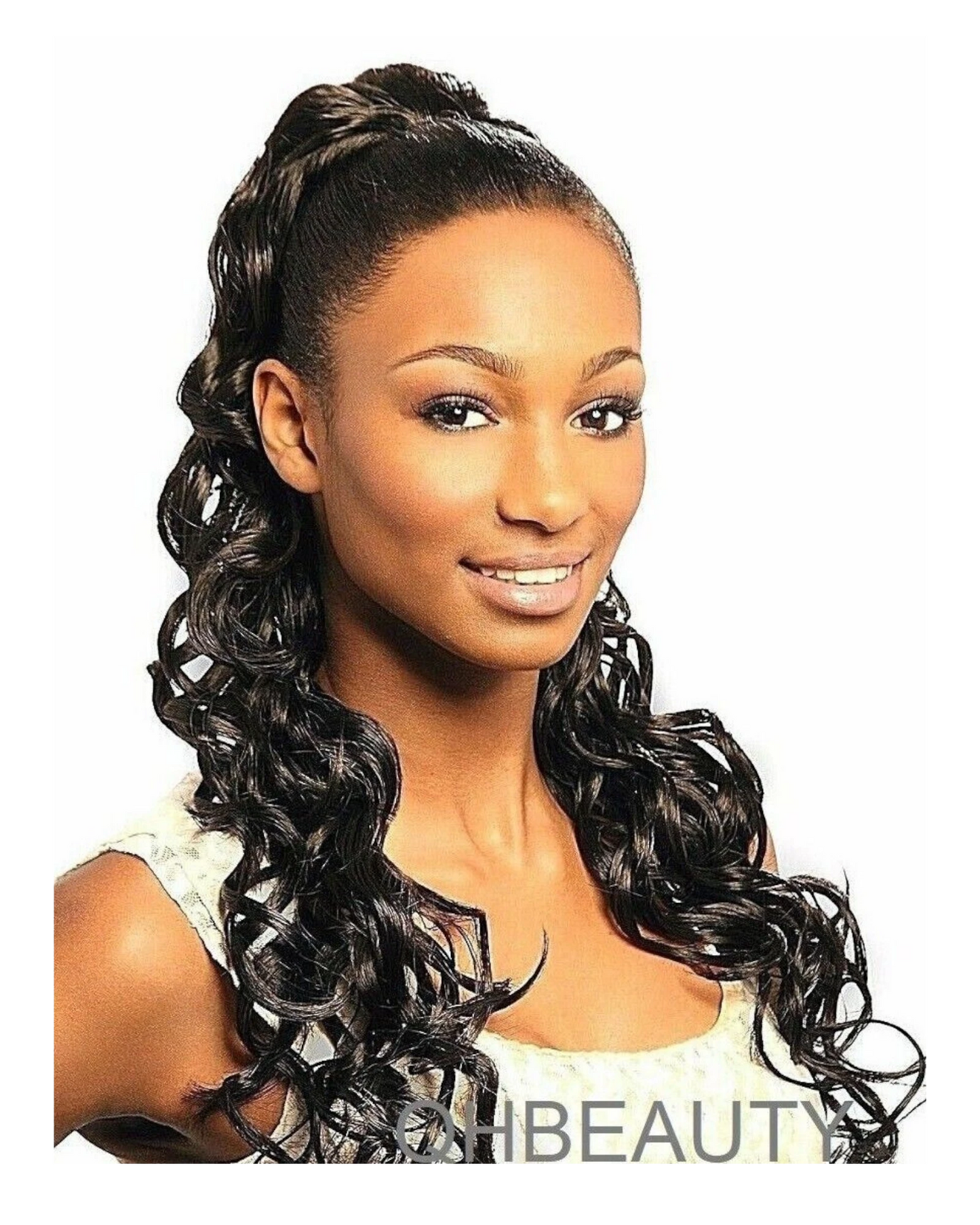 Cherish Synthetic Drawstring Long Curly Ponytail Hair Extension - ITALIAN GIRL