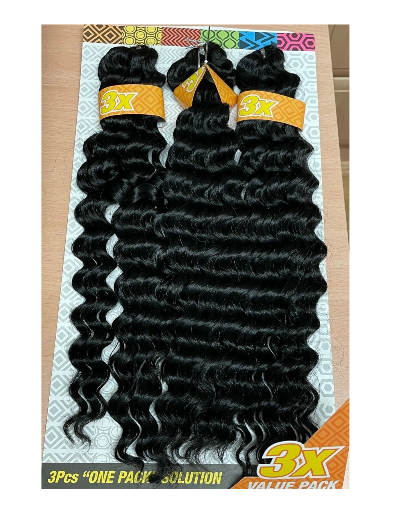 Cherish Synthetic Crochet Braid Hair Extension Handmade  3 x Deep Twist 16"